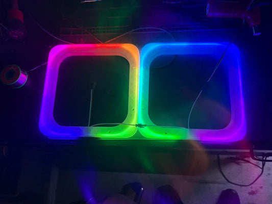 8" SMART LED RGB SUB RING LIGHTS